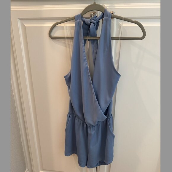 Tyche Blue Romper - Picture 1 of 3
